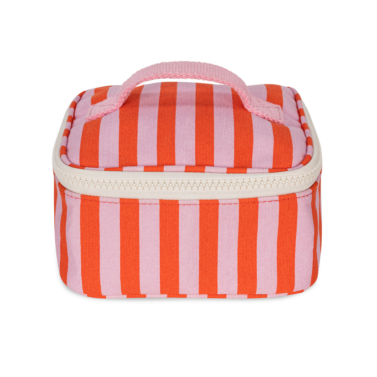 Mini Zip Cube - Awning Stripe Pink