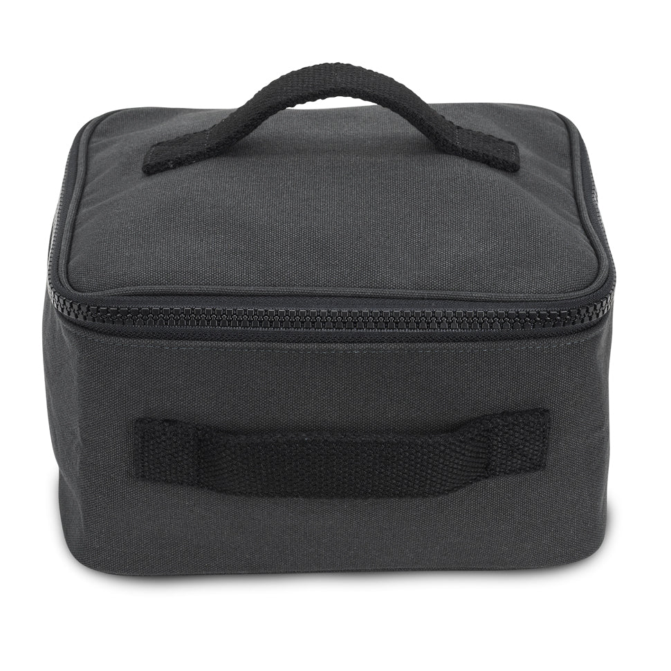 Fluf Insulated Square Lunch Bag for Work School Carbon