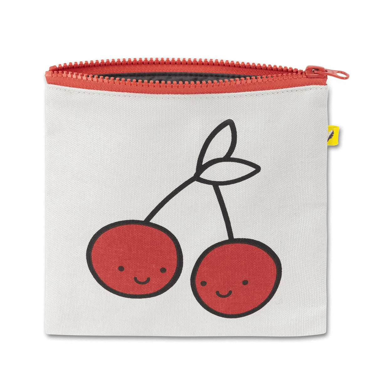Zip Snack Bag - Cherries Red (Sandwich Size)