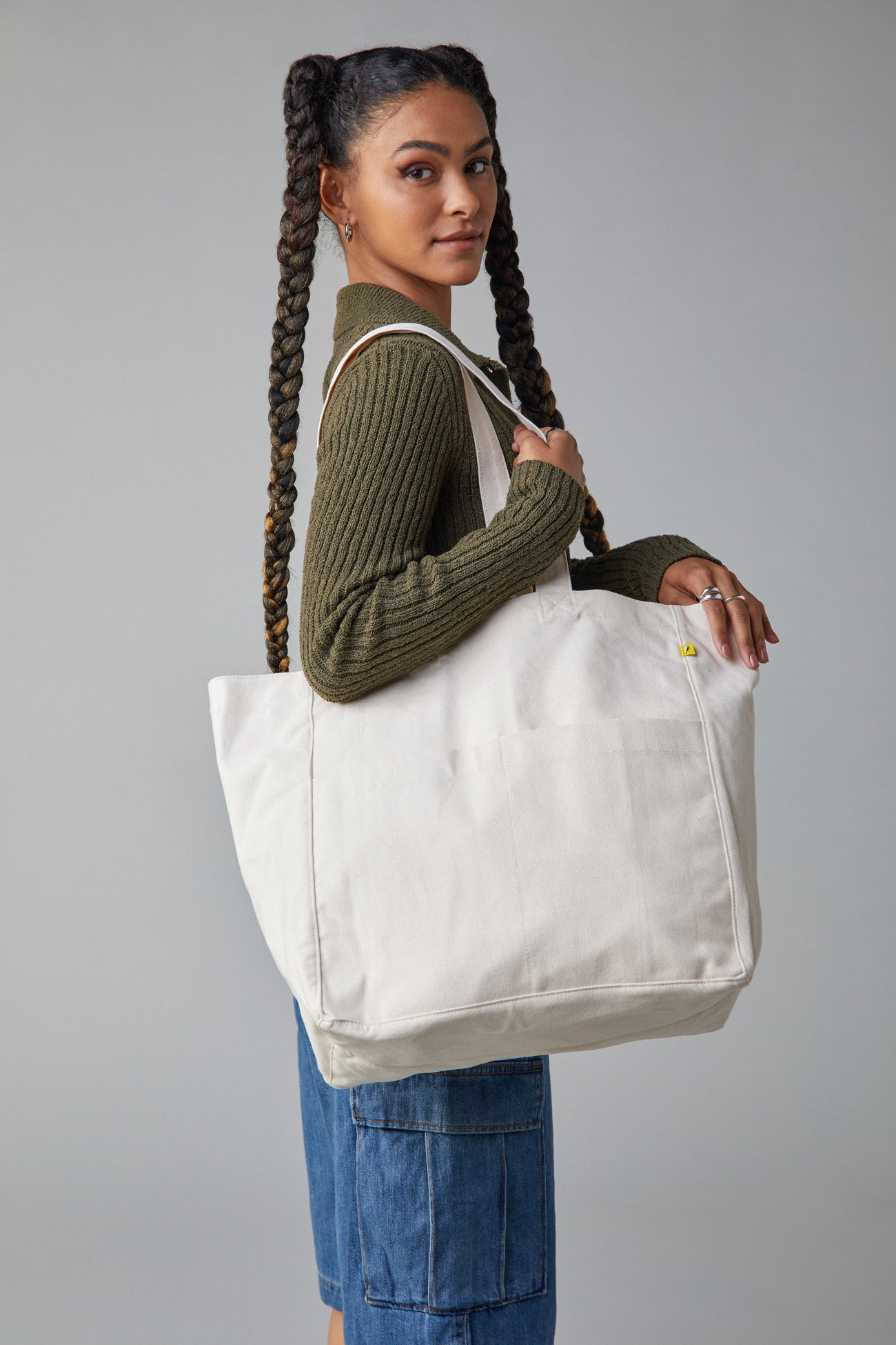 Box Tote - Natural
