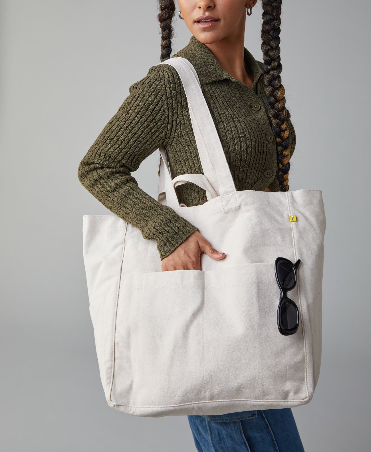 Box Tote - Natural