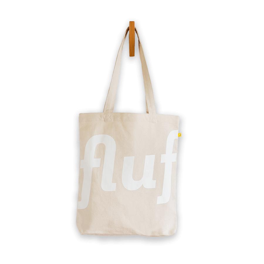 Classic Tote - Fluf Logo White