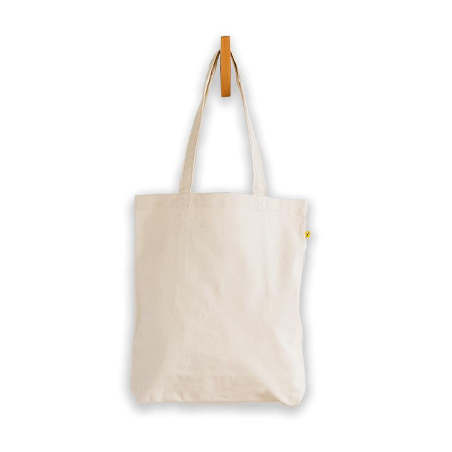 Natural Cotton Tote Bag - Cute jars