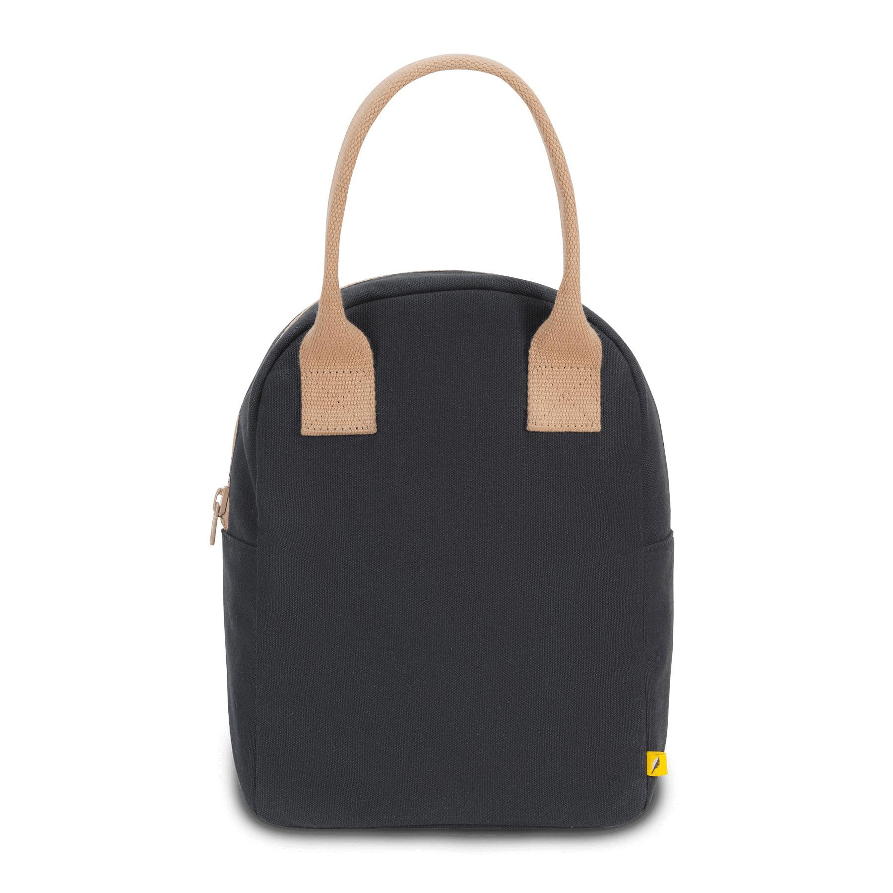 Black Lunch bag for kids and adults by Fluf Canada