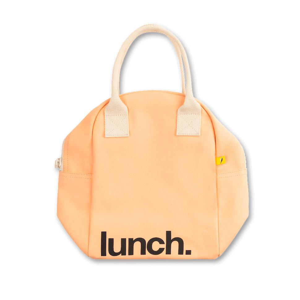 Flat packing lunch bag, organic and washable by Fluf
