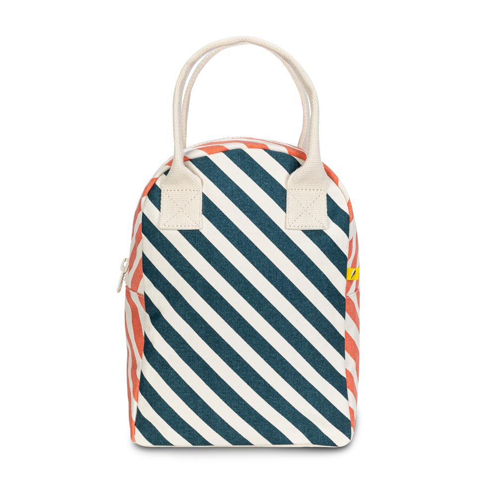 Fluf Organic Cotton Machine Washable Lunch Bag Stripes
