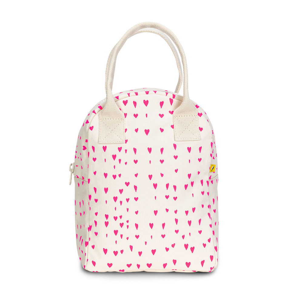Sac à lunch à glissière - Petits coeurs