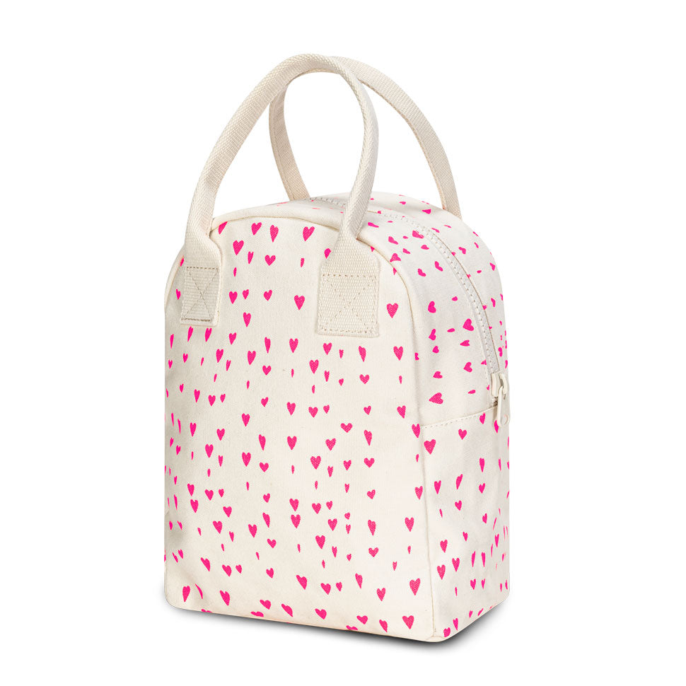 Sac à lunch à glissière - Petits coeurs