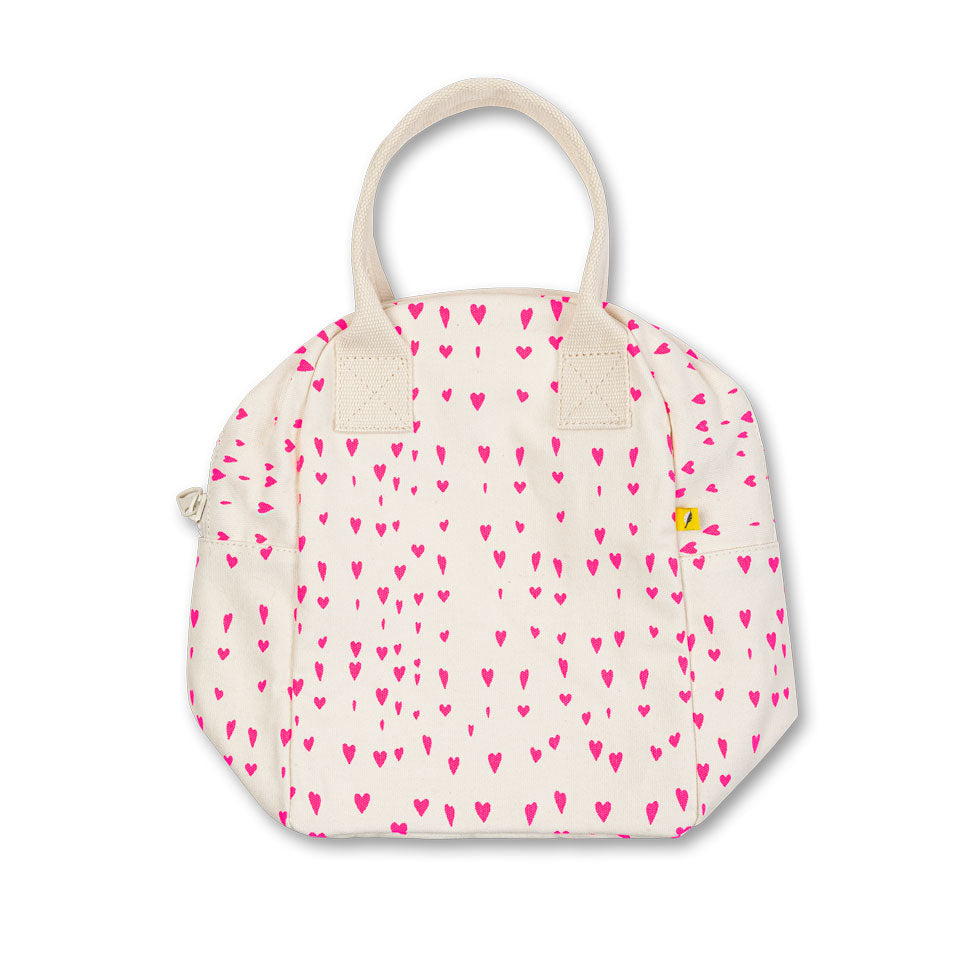 Sac à lunch à glissière - Petits coeurs