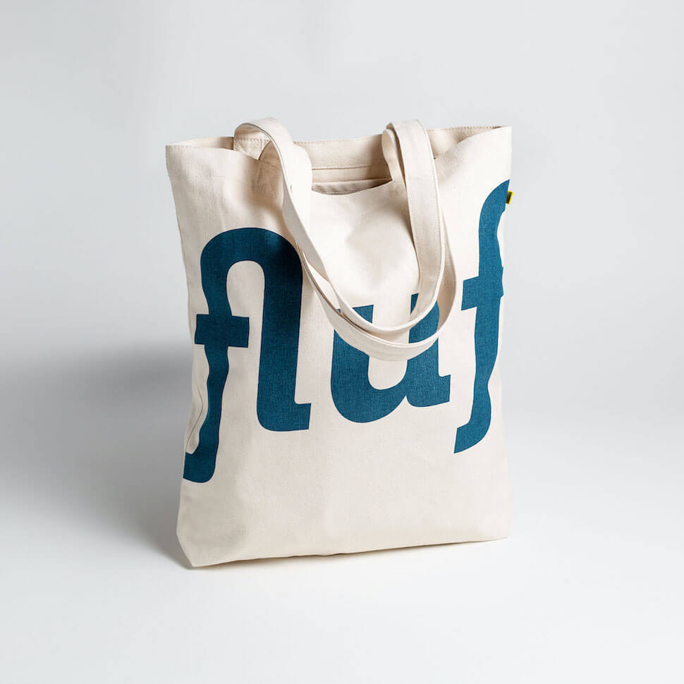 classic tote bag Fluf logo