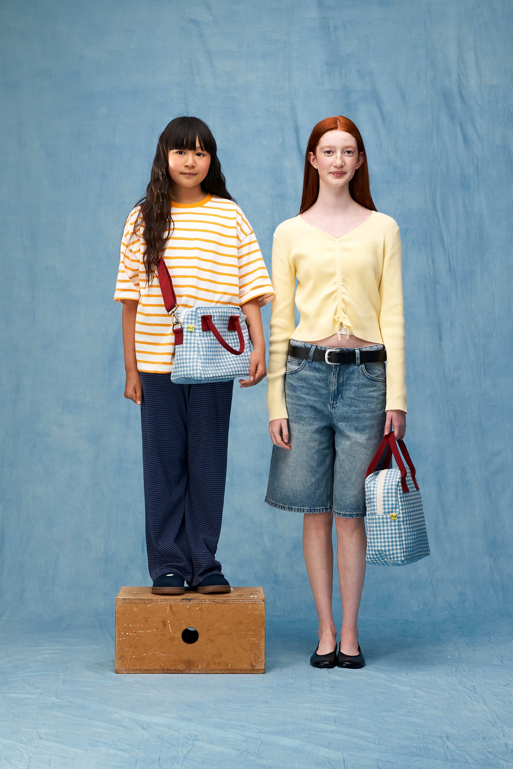 Zipper Lunch - Gingham Sky