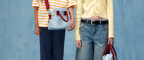 Zipper Lunch - Gingham Sky