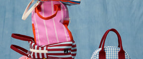 Zipper Lunch - Gingham Sky