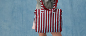 Mini Zip Cube - Gingham Sky