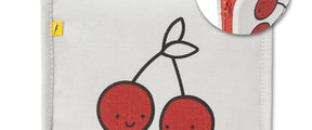 Snack Mat - Cherries Red