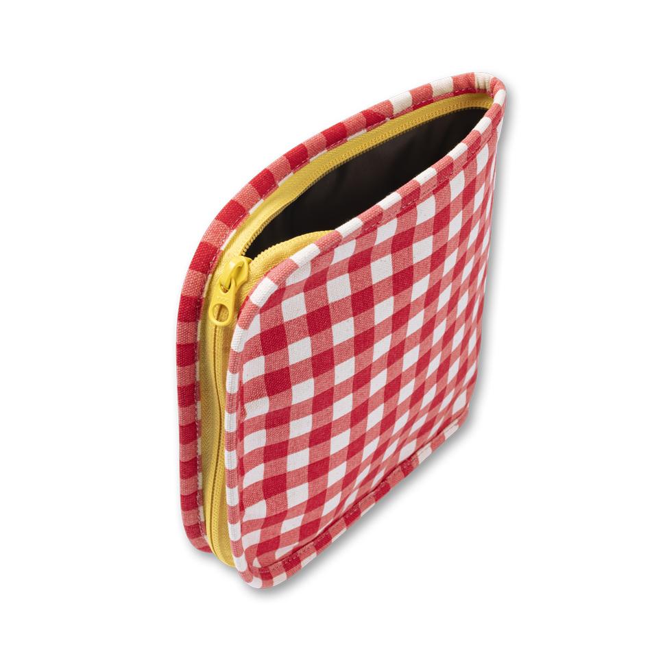 Snack Mat - Gingham Red by Fluf lunch bags and sandwich bags 