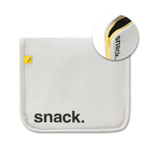 Snack Mat - 'Snack' Black with Yellow Zip