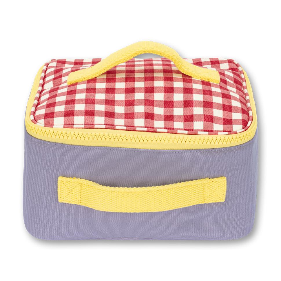 Square Lunch Bag - Gingham Red