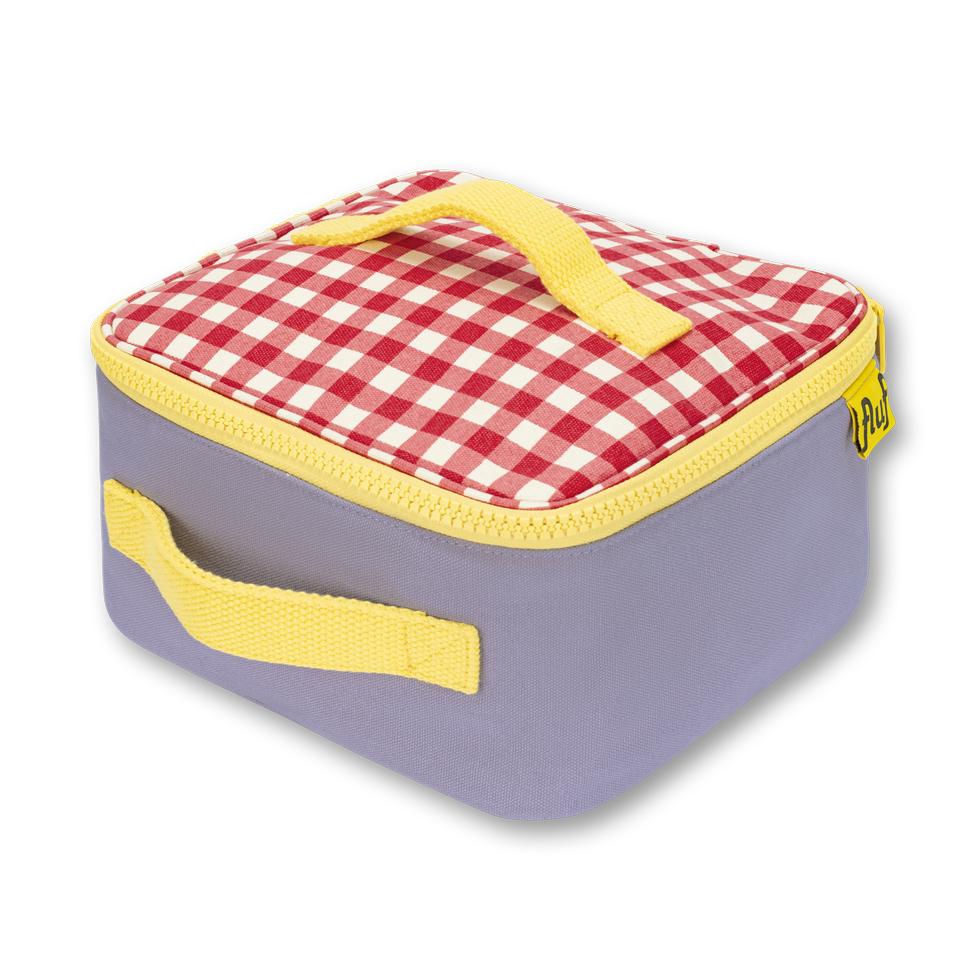 Fluf Square Lunch Bag - Gingham Red