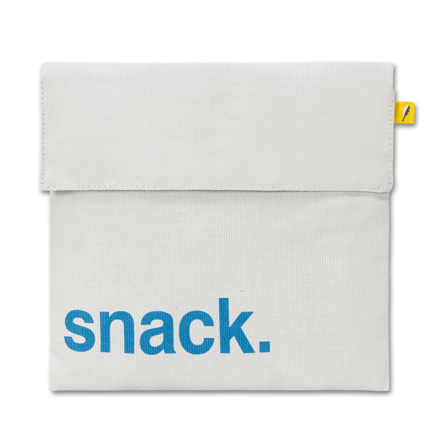 Sac à collation Flip - 'Snack' bleu