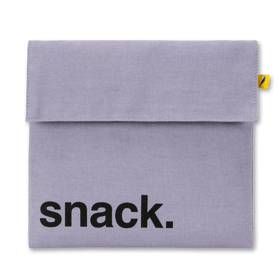 Flip Snack Bag - 'Snack' Lavender