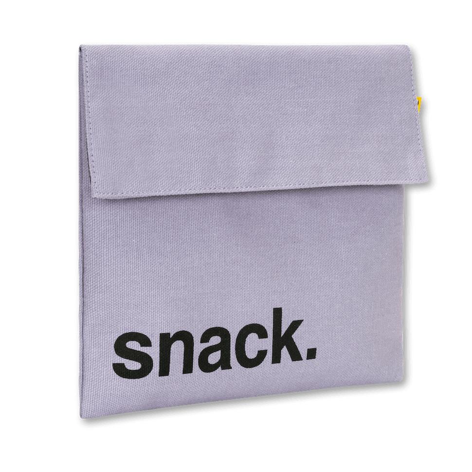 Flip Snack Bag - 'Snack' Lavender