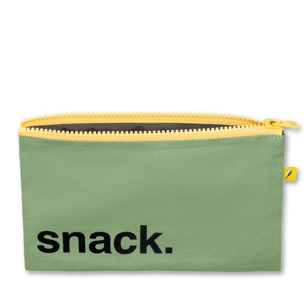 Sac à collation Zip - 'Snack' Mousse
