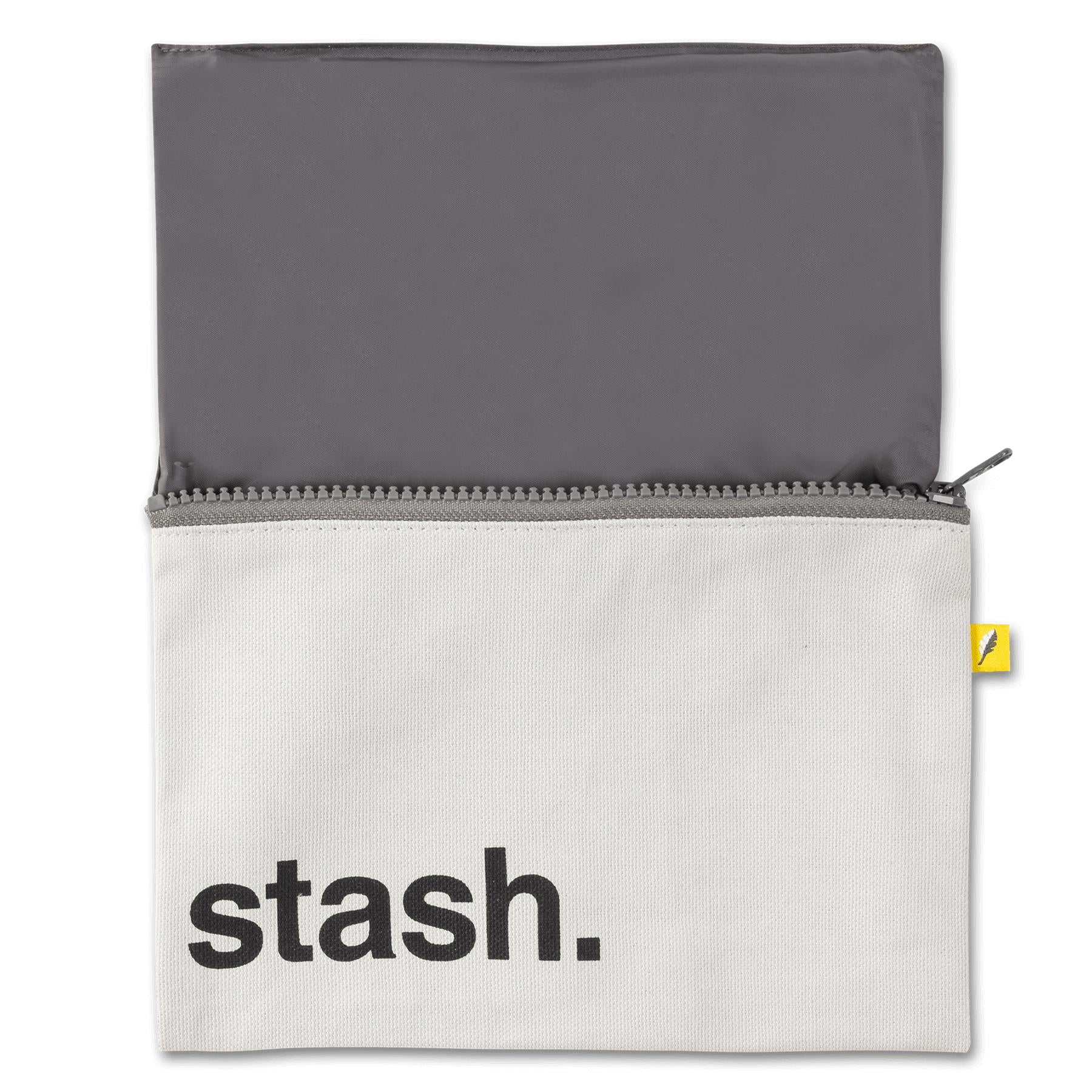 Zip Snack Bag - Stash Black (Snack Size)