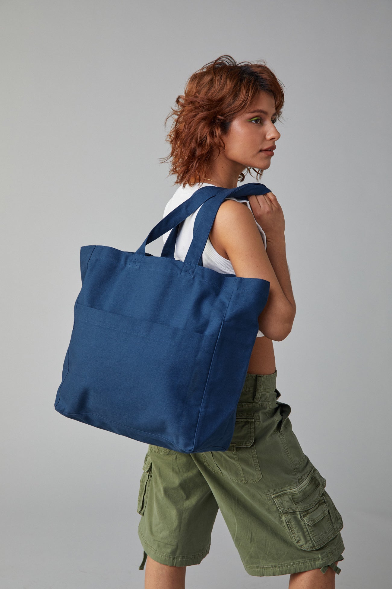 Box Tote - Classic Navy