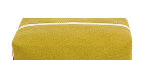 Organic cotton travel kit in blue and green colourblock