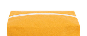 Organic cotton travel kit in red and orange colourblock