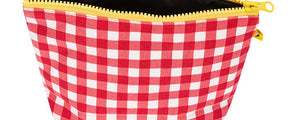 Mid Zip - Gingham Red