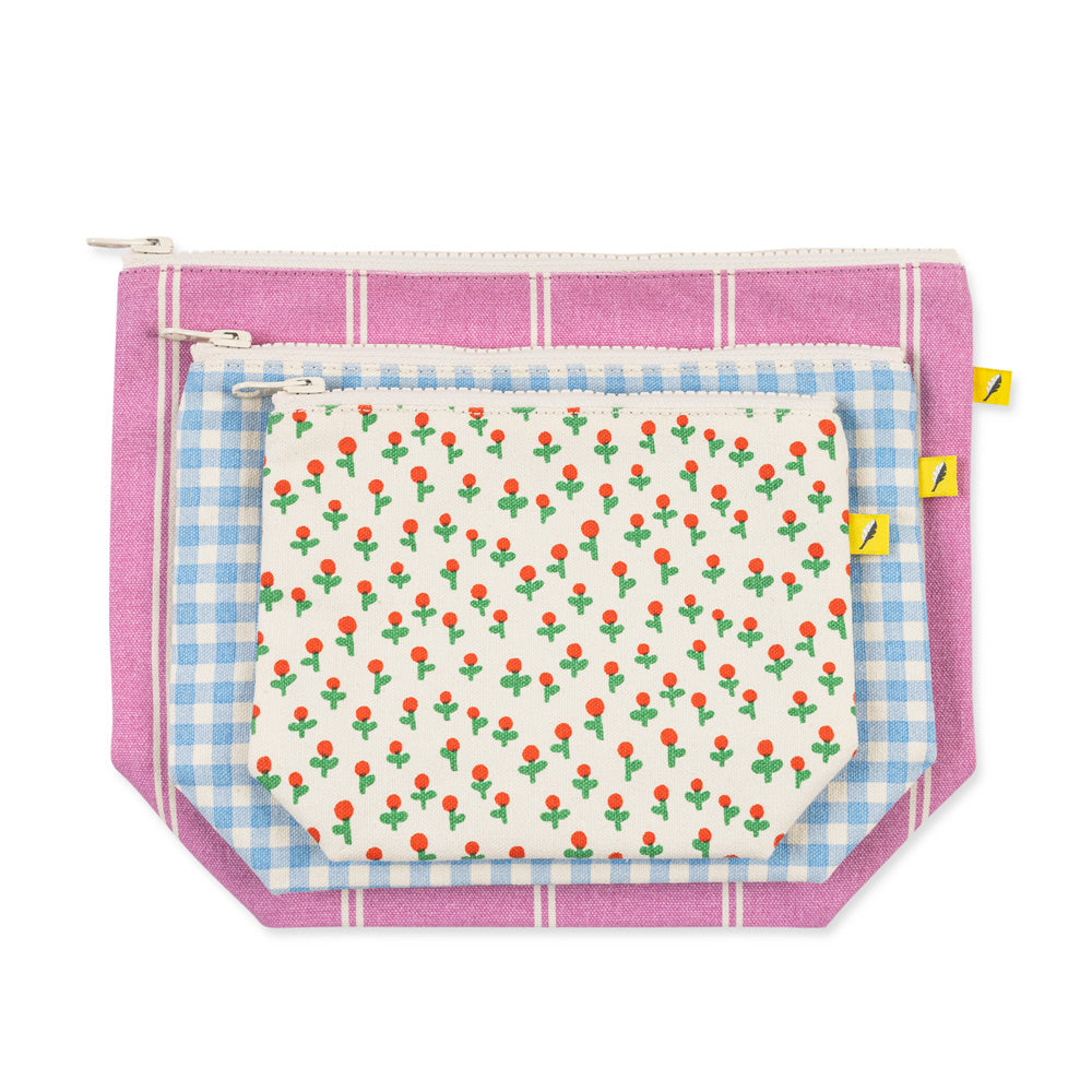 Zip Set of 3 - Petite Print Set