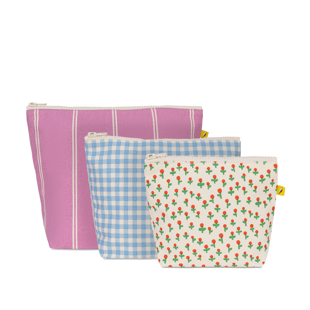Zip Set of 3 - Petite Print Set
