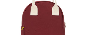 Vintage Burgundy Lunch bag by Fluf Canada 