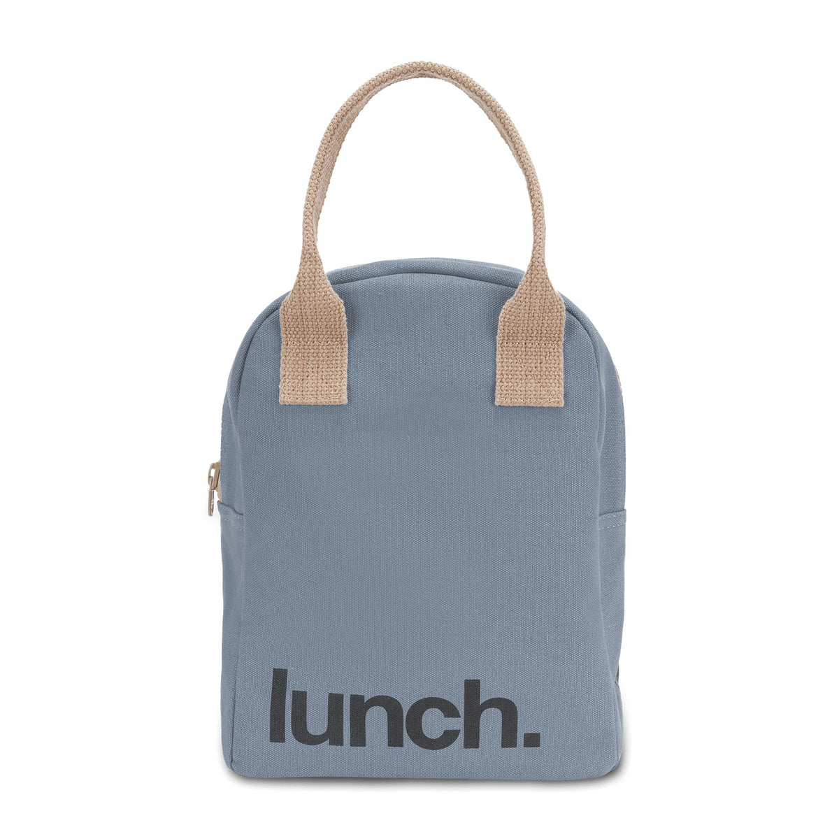 Sac à lunch à glissière - 'Lunch' Bleu