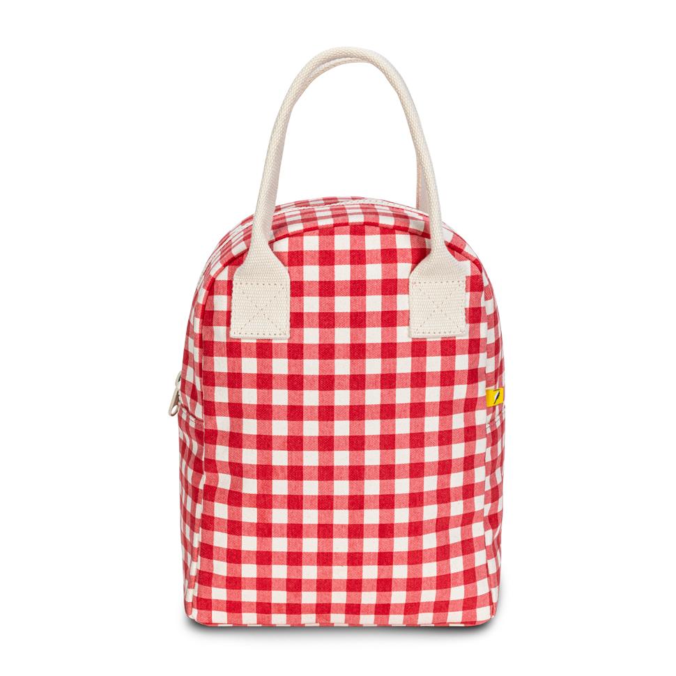 Gingham Red lunch bag by Fluf CA