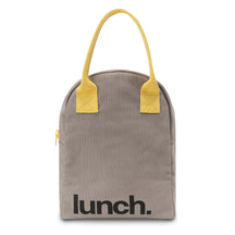 Zipper Lunch - 'Lunch' Grey / Yellow