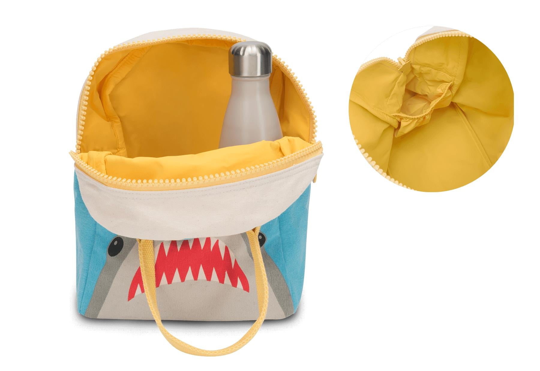 Food safe shark lunch bag By Fluf Canada