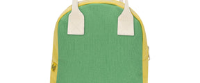 Zipper Lunch bag for teens  in Tennis ball colors by Fluf 