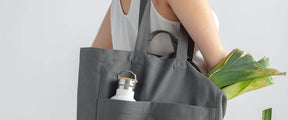 big box tote bag black dusk dark pockets