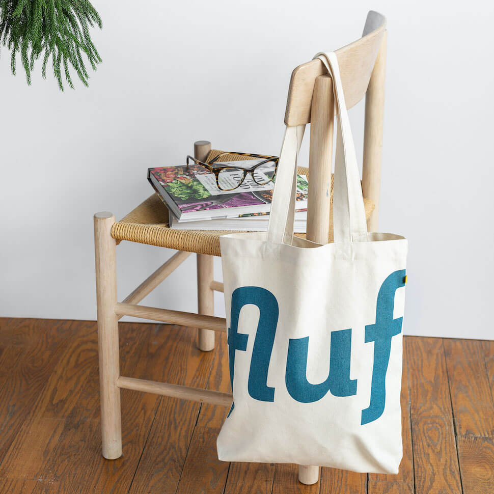 classic tote bag Fluf logo
