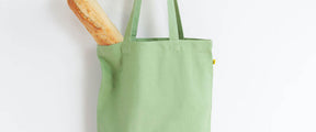 classic tote bag green moss matcha
